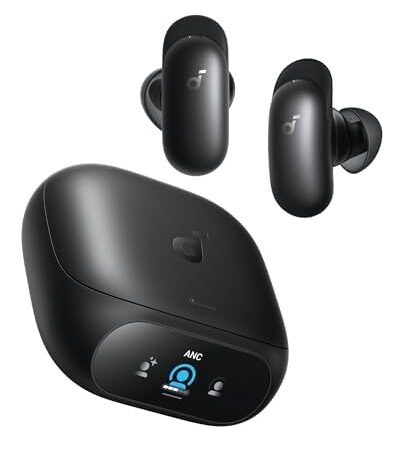Soundcore Liberty 5 Pro by Anker Noise Cancelling Wireless Earbuds | Anker Thus™ AI Chip delivers Guinness World Records-certified call quality for crystal-clear calls in noisy environments